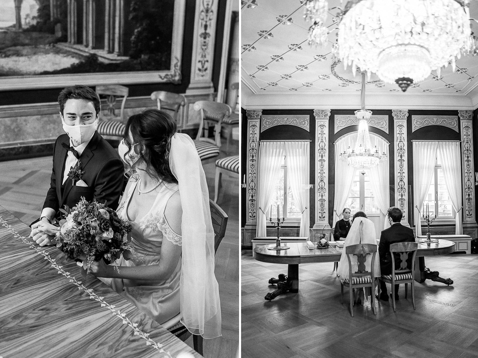 Jessica Mewes Fotografin Hochzeit heiraten Coburg Buerglasschloesschen Ehrenburg Vintage Corona